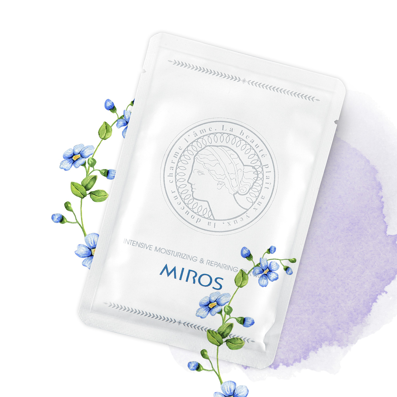 MIROS高保濕婙白修護蠶絲面膜(3入精裝盒)